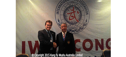 New Oceania Wushu Federation President
